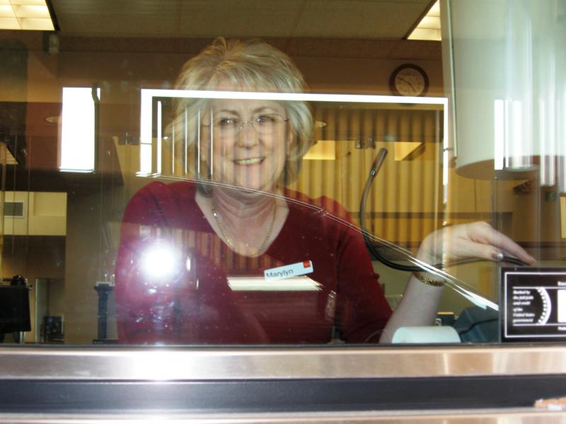 Marilyn Teller at Wells Fargo Bank Mesquite NV