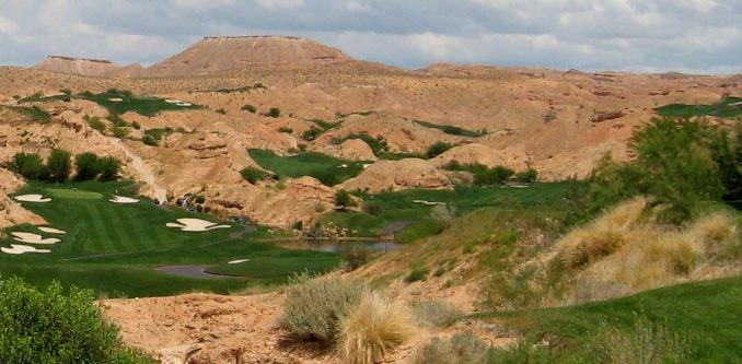 Wolf Creek Golf Course in Mesquite Nevada