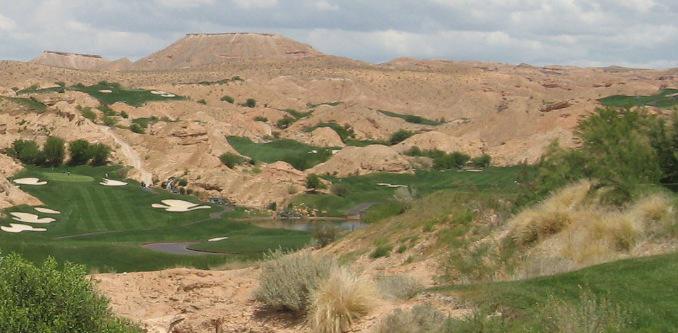 Wolf Creek Golf Course in Mesquite Nevada